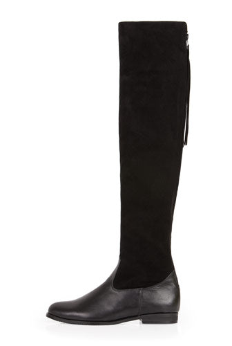 Cizme Casual Combi peste genunchi piele naturala intoarsa,orice culoare