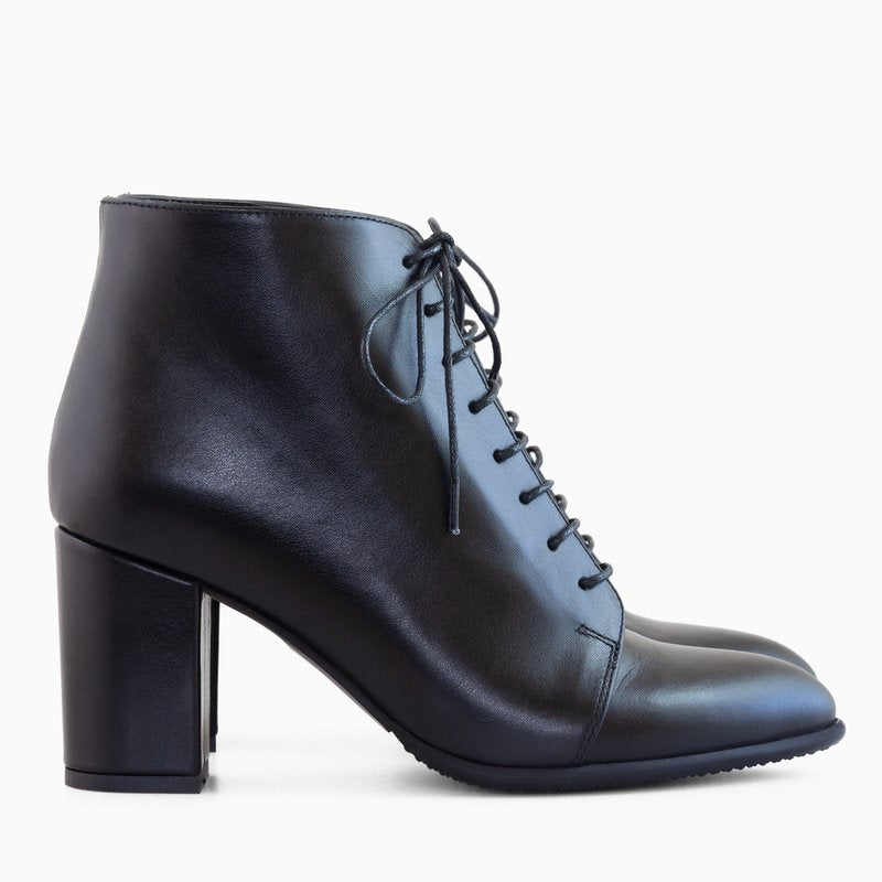 Ghete Piele Naturala Toc Mic Comod D5 - Orice Culoare