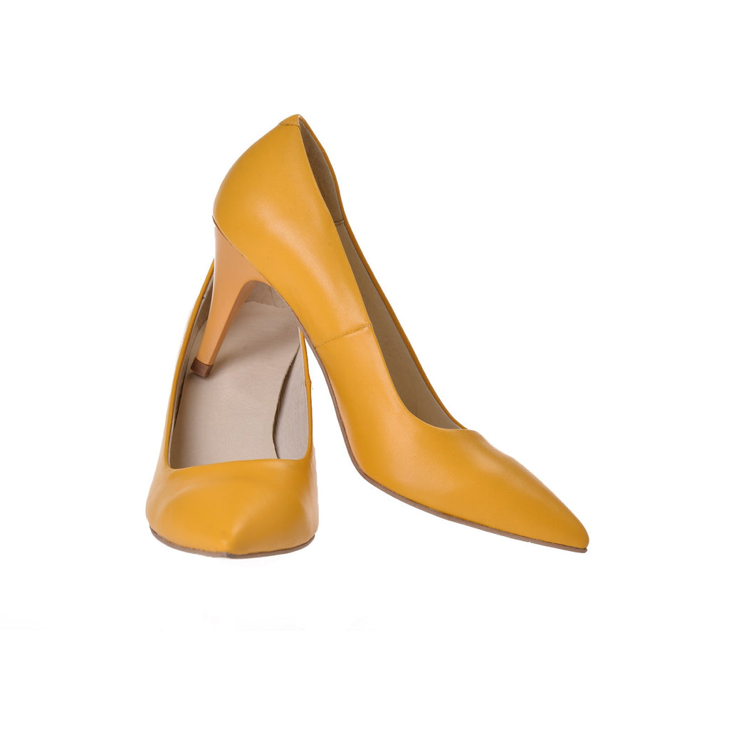 Pantofi piele naturala Mini Stiletto - disponibili pe orice culoare