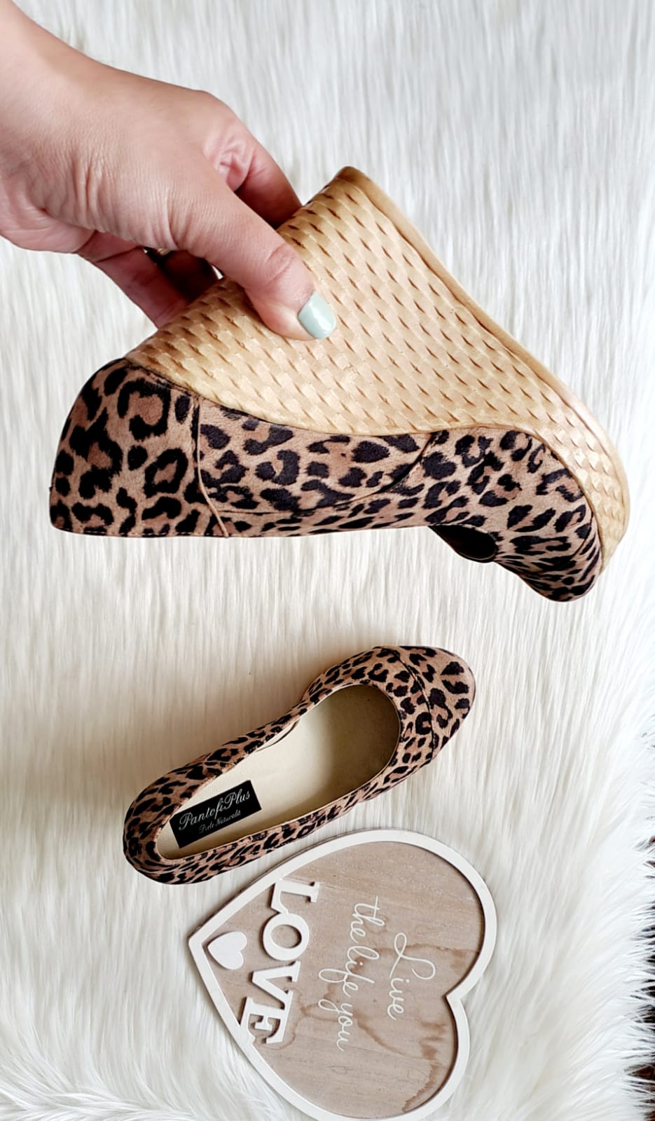 Pantofi piele cu platforma Eva Alb V1 - orice culoare