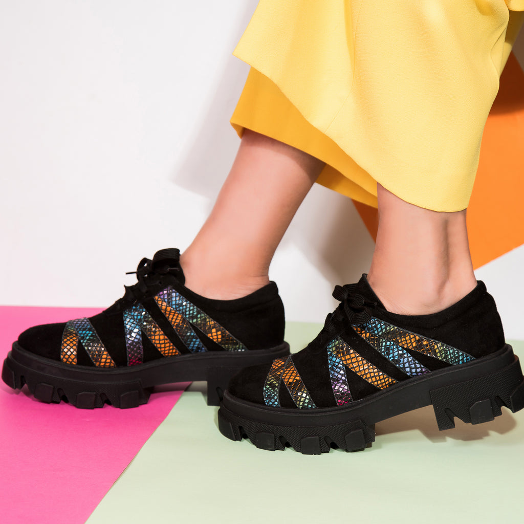 Pantofi Piele Talpa Bocanc  Arandel V9  - orice culoare