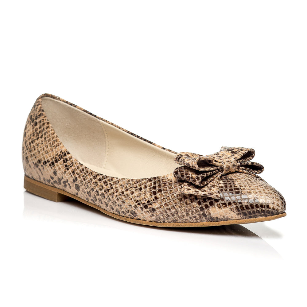 Balerini piele Snake C1 - orice culoare