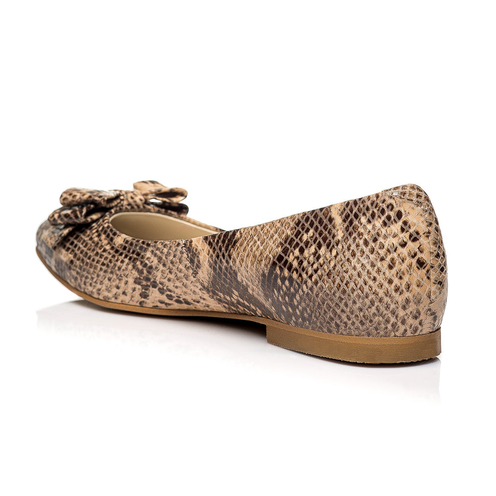 Balerini piele Snake C1 - orice culoare