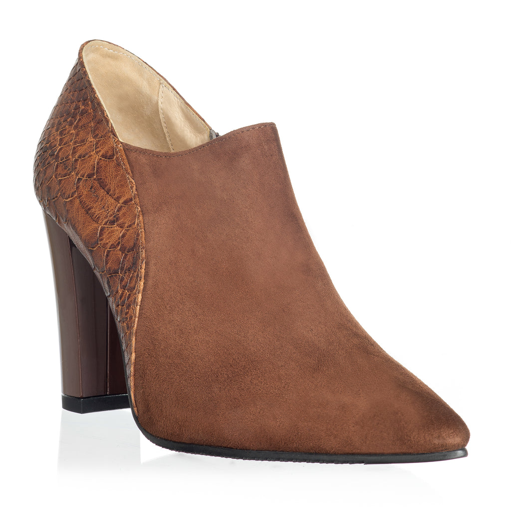 Botine piele naturala C1 maro - orice culoare
