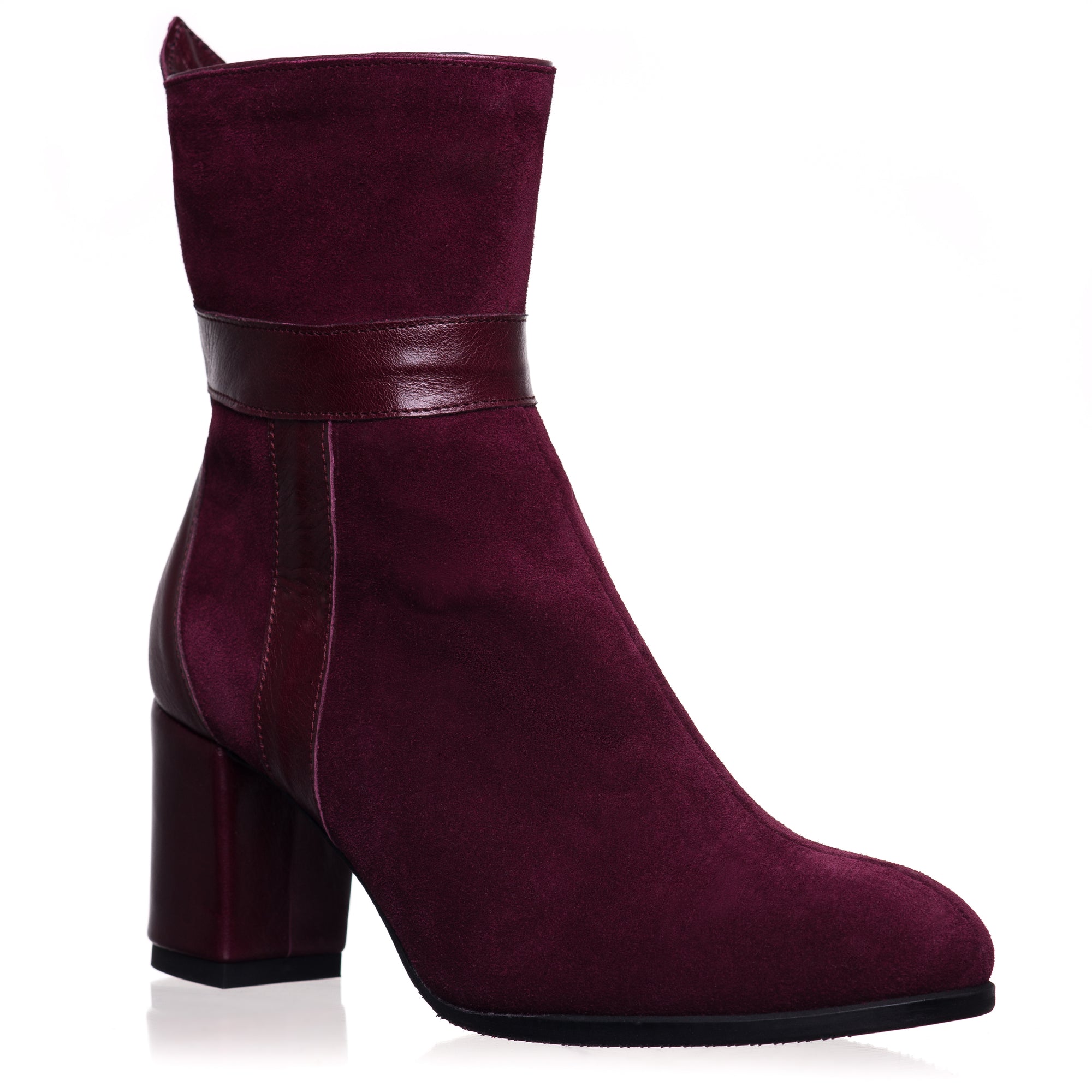 Ghete dama piele naturala C9 Bordo  - orice culoare