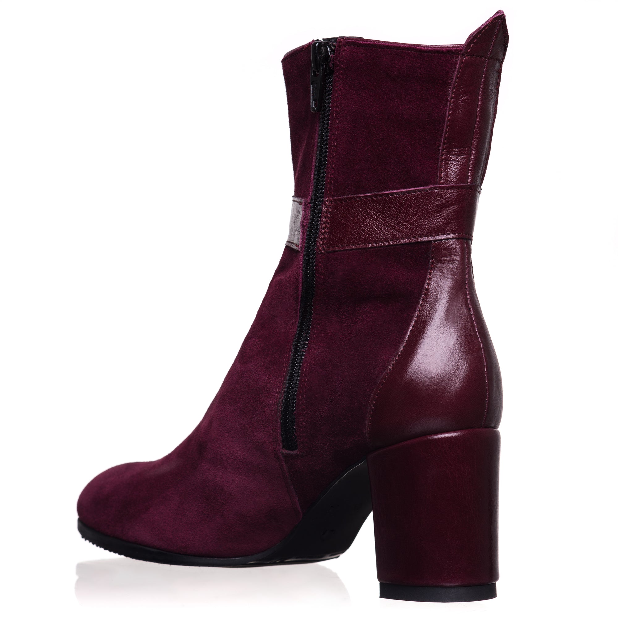 Ghete dama piele naturala C9 Bordo  - orice culoare