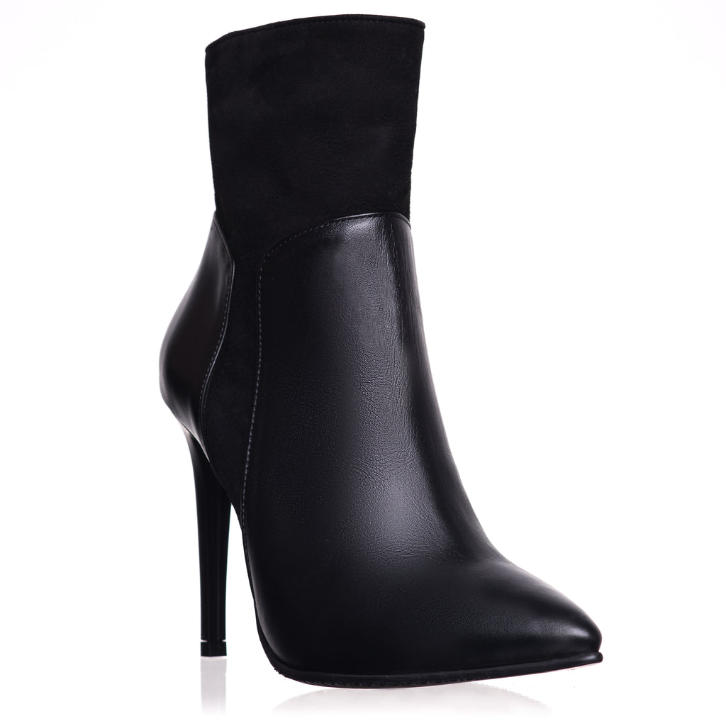 Botine piele naturala C5 Negru - orice culoare