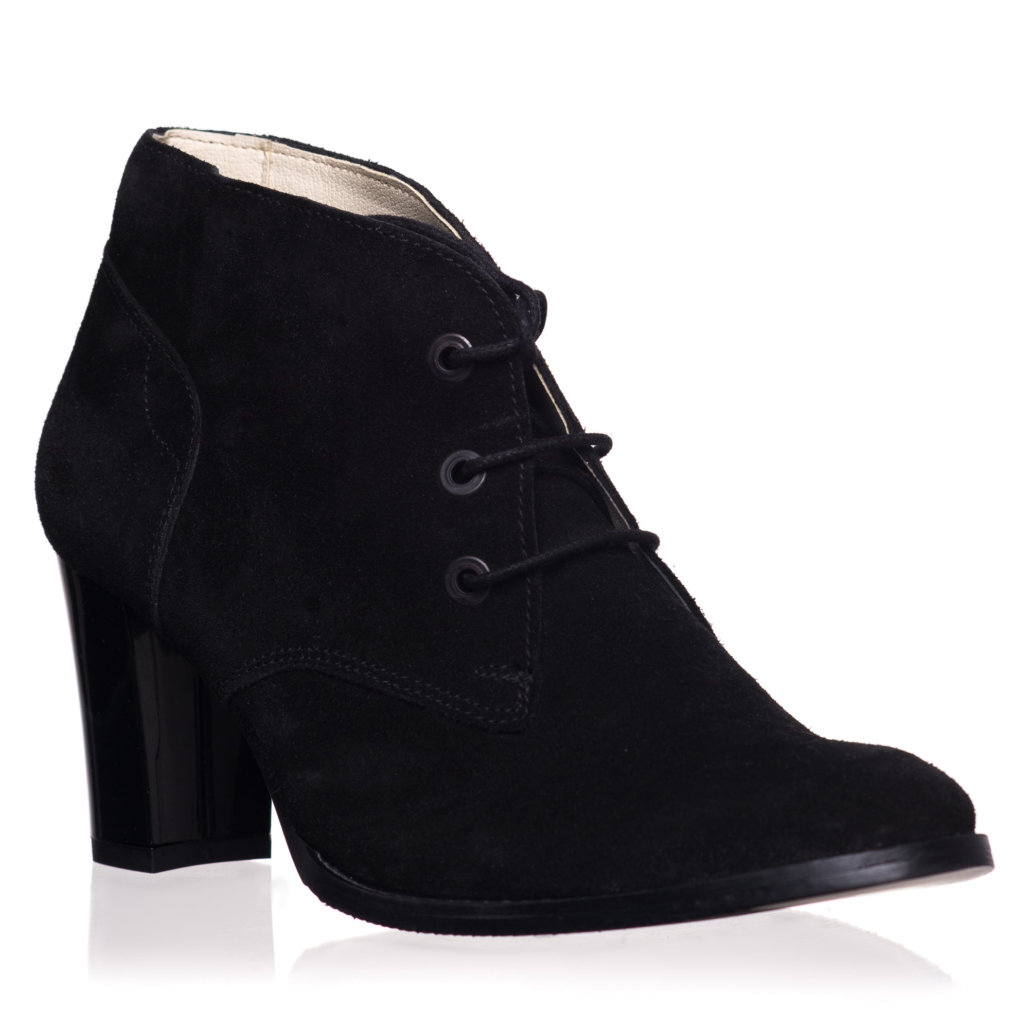 Ghete dama piele intoarsa cu siret C11 - orice culoare