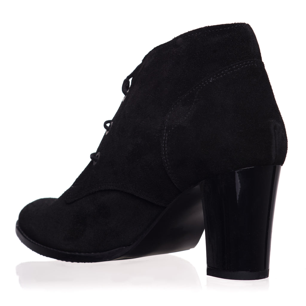 Ghete dama piele intoarsa cu siret C11 - orice culoare