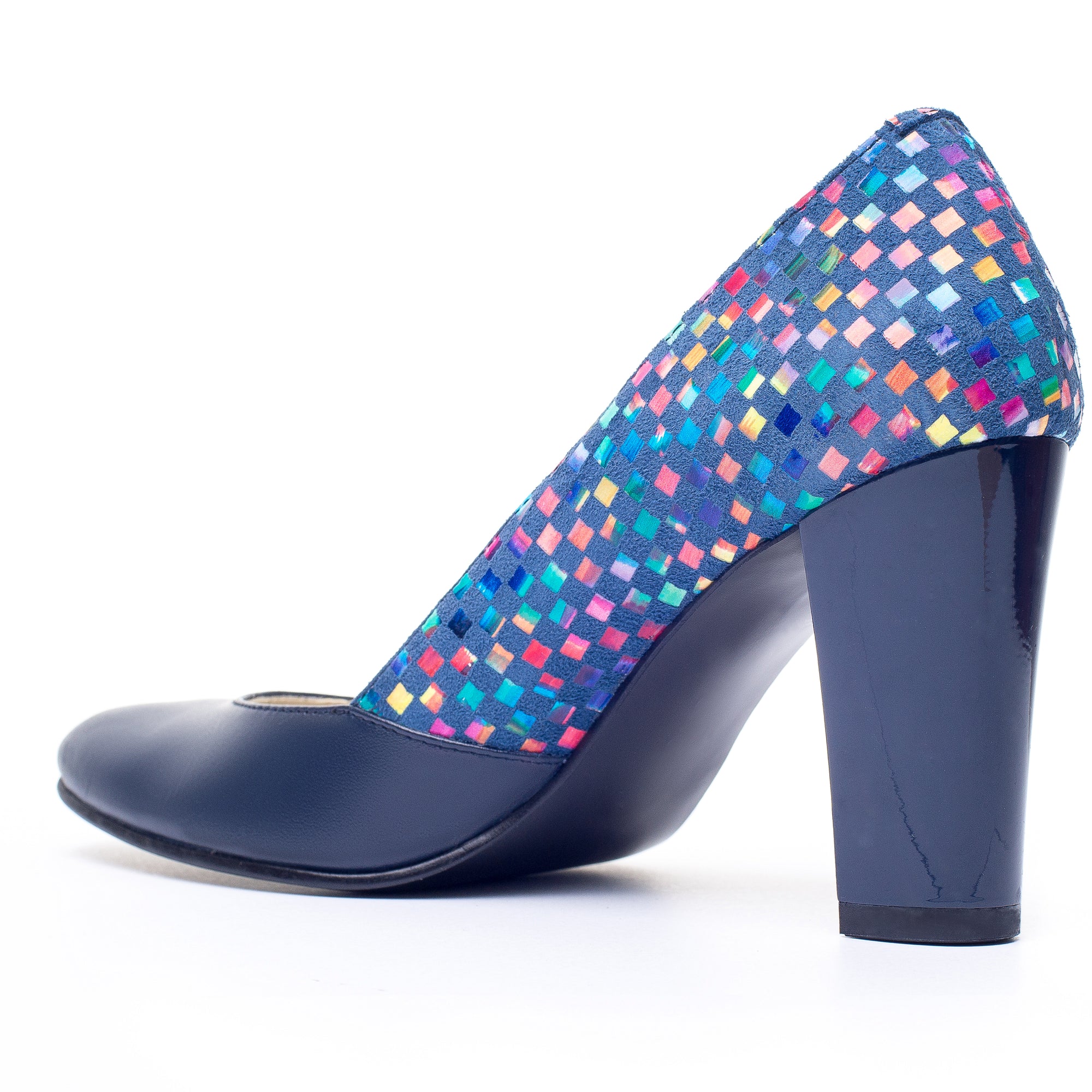 Pantofi dama piele Multicolor V11 - orice  culoare