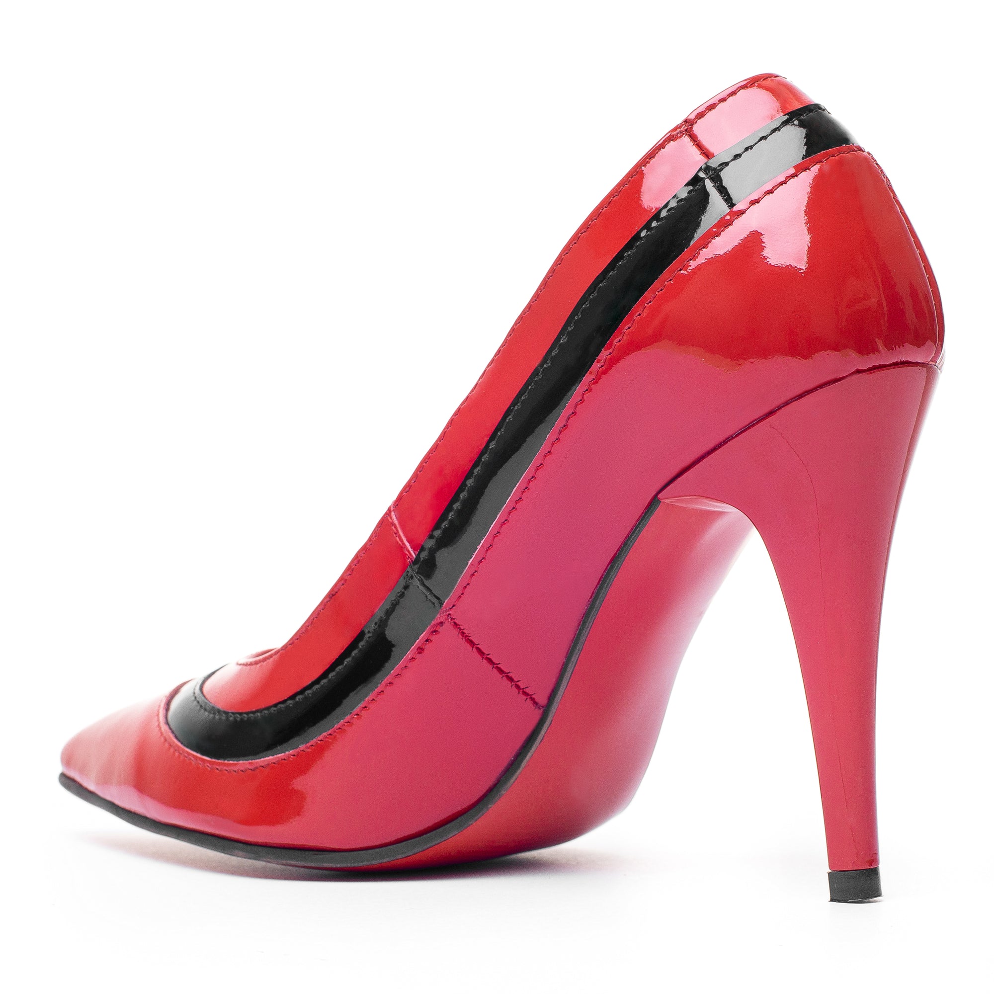 Pantofi Stiletto Piele Duo V9 Rosu - orice culoare