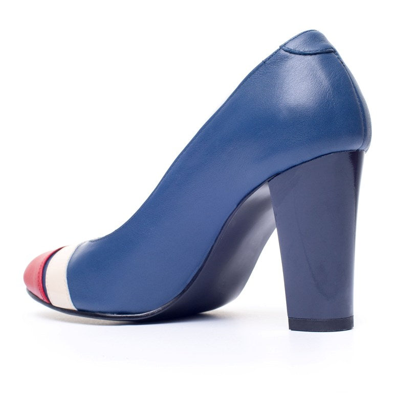 Pantofi Dama Office Mina Albastru V14 - orice  culoare