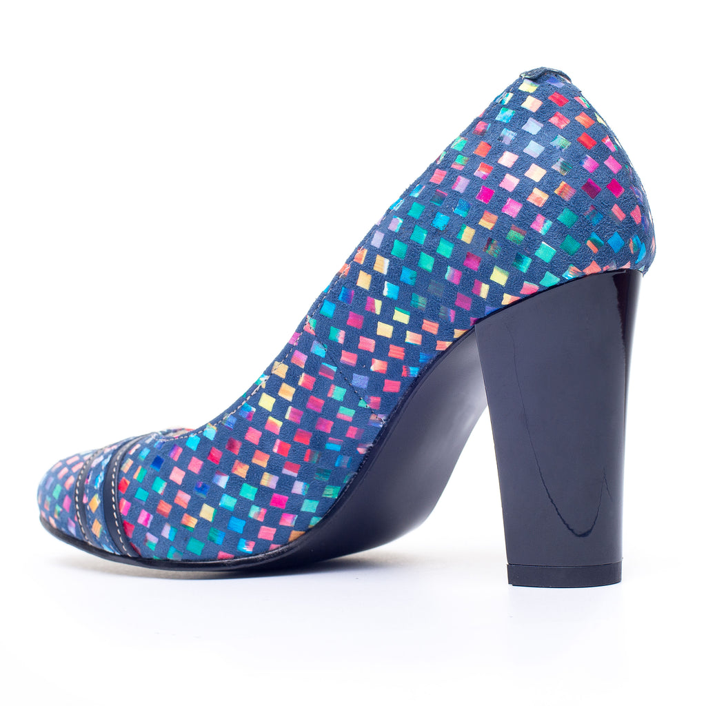 Pantofi dama piele Multicolor  V15 - orice culoare