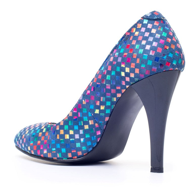 Pantofi Stiletto piele intoarsa Multicolor Casual  -orice culoare