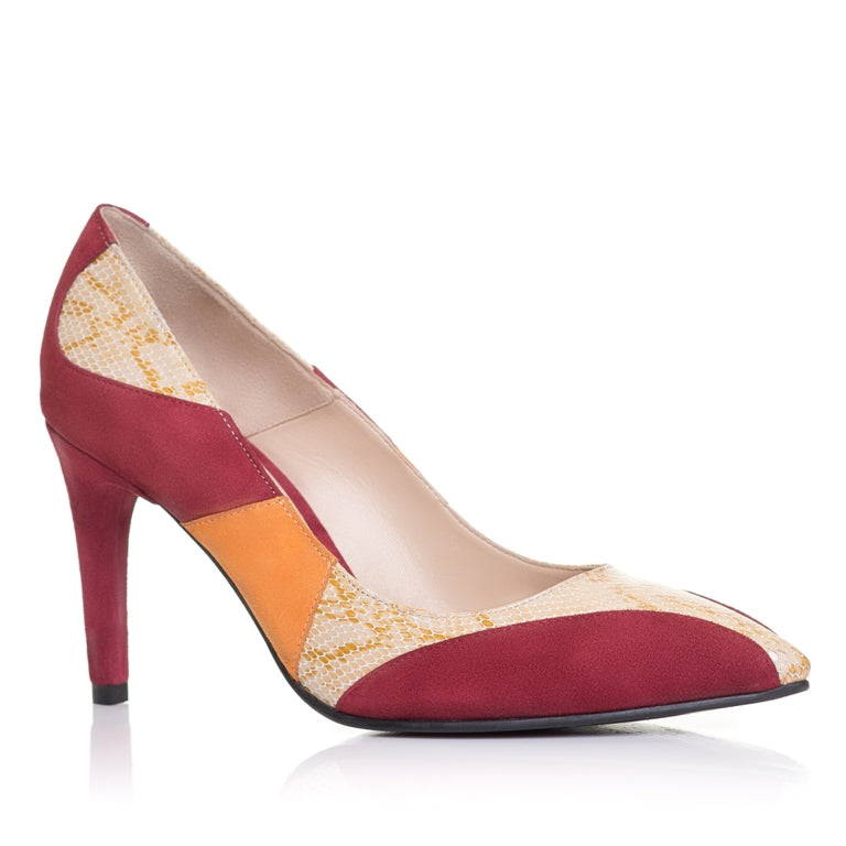 Pantofi Stiletto piele Color F6 - orice culoare