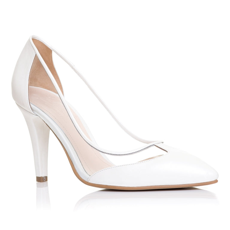Pantofi Stiletto piele Transparent  F8 - orice culoare