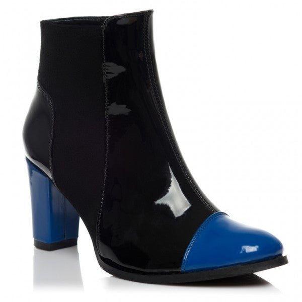 Ghete dama V10 piele lacuita negru - orice culoare
