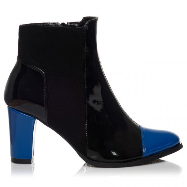 Ghete dama V10 piele lacuita negru - orice culoare