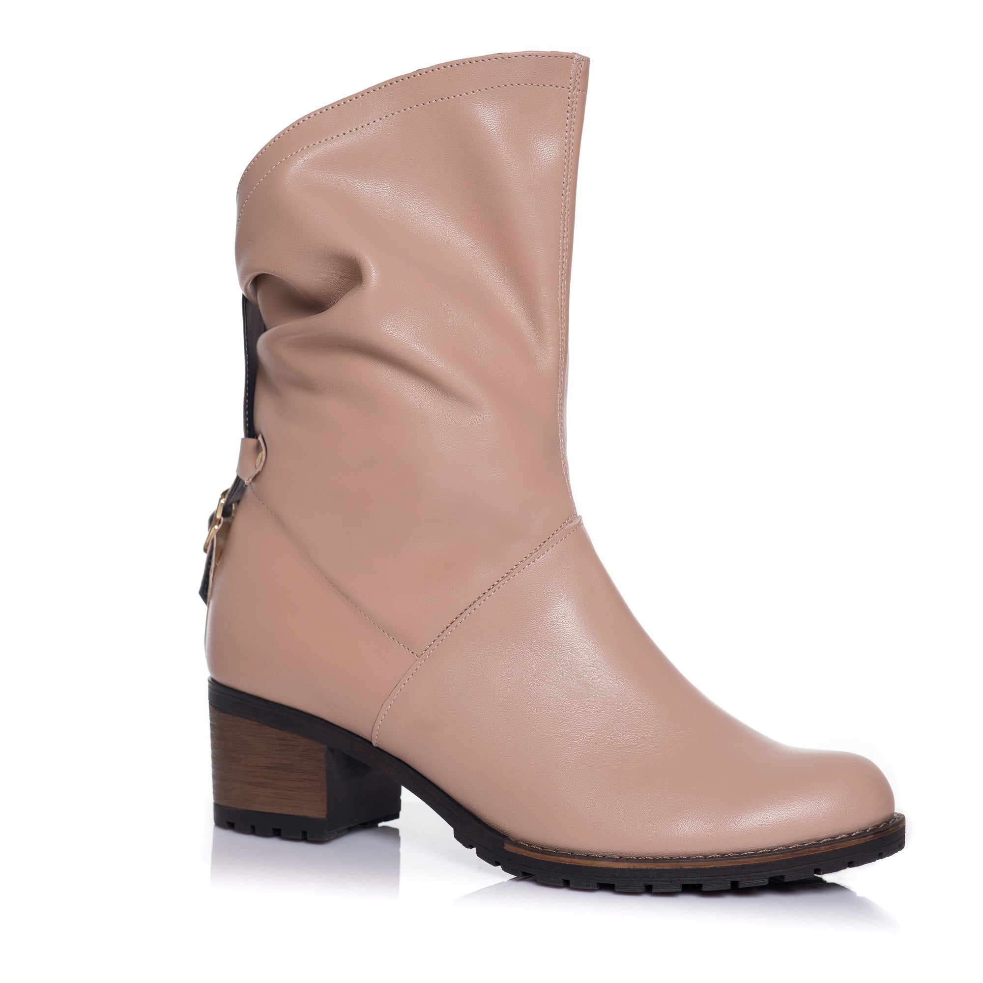 Ghete dama piele naturala capucino C8 - orice culoare