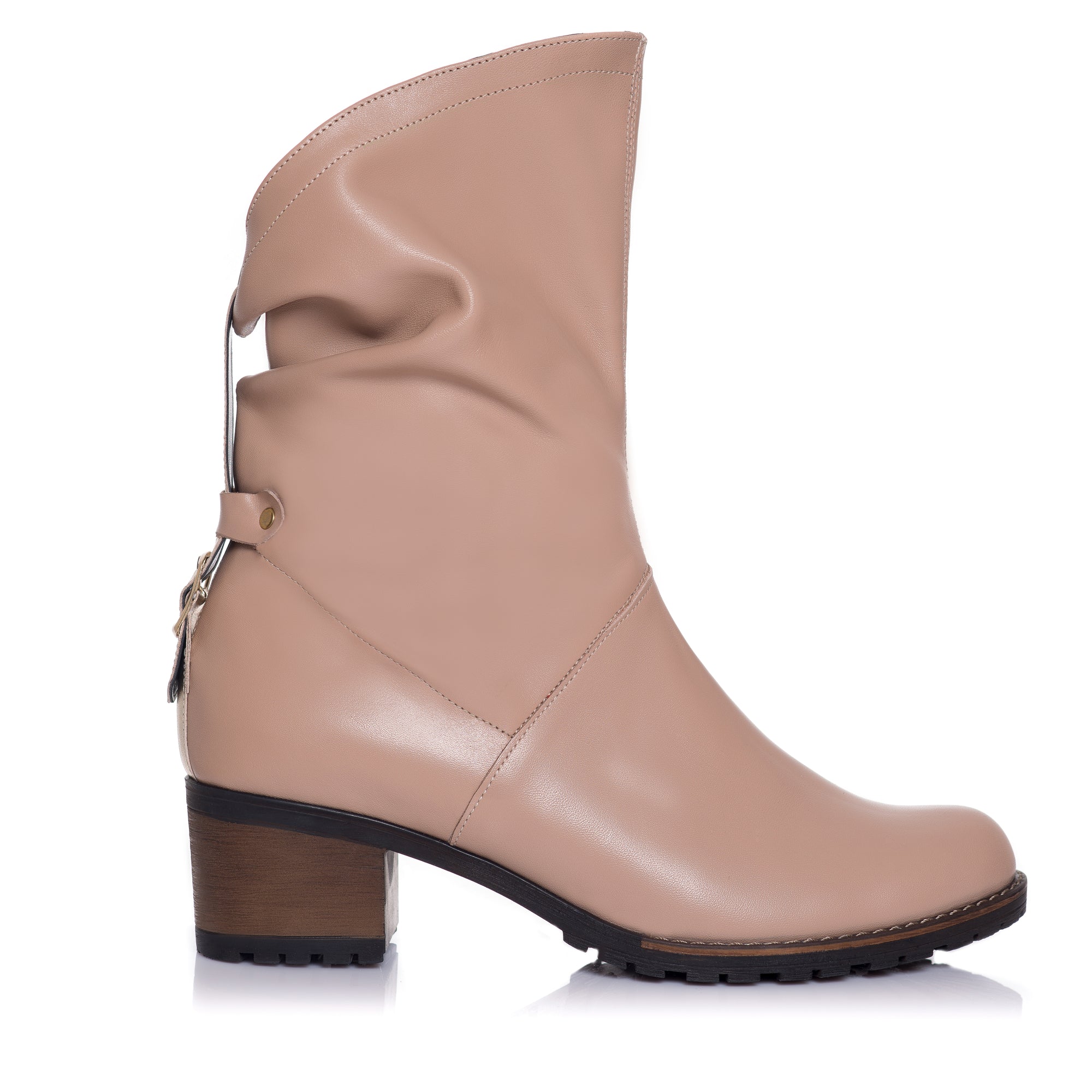 Ghete dama piele naturala capucino C8 - orice culoare