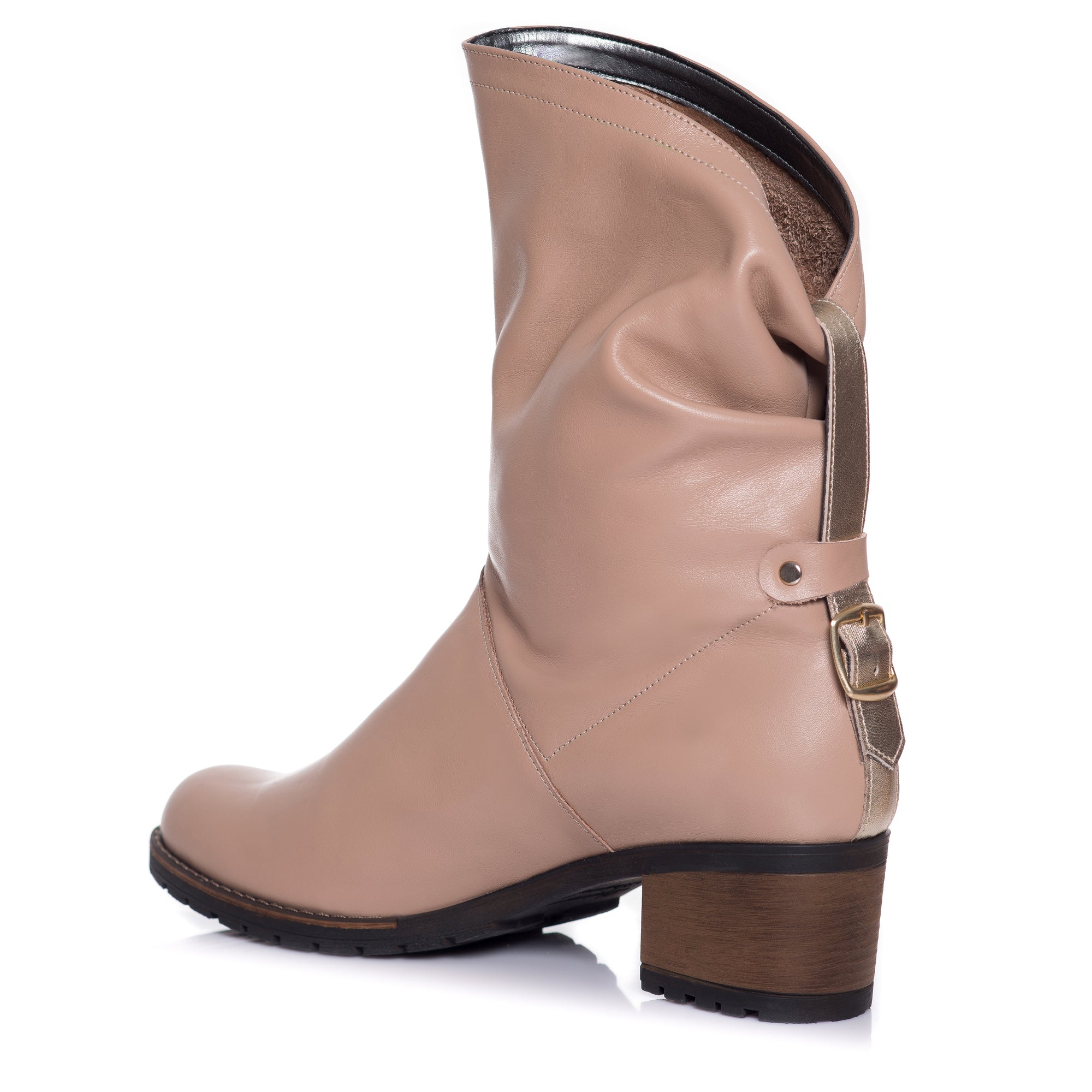 Ghete dama piele naturala capucino C8 - orice culoare