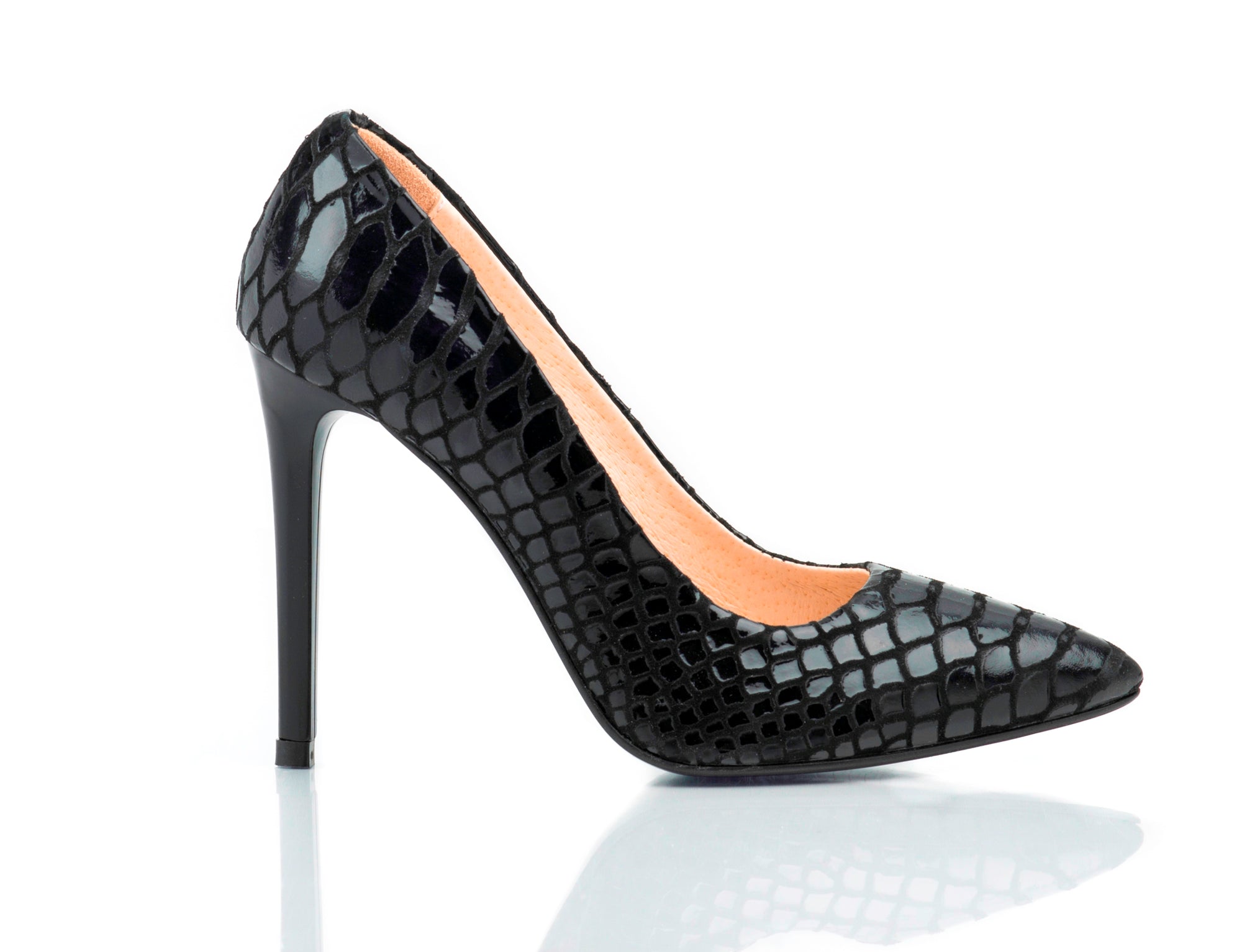 Pantofi Stiletto Very Chic Croco - disponibili pe orice culoare