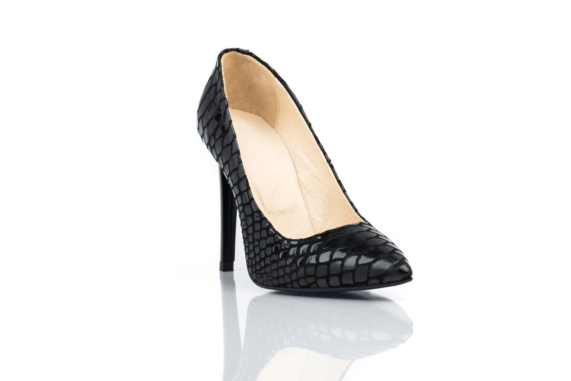 Pantofi Stiletto Very Chic Croco - disponibili pe orice culoare
