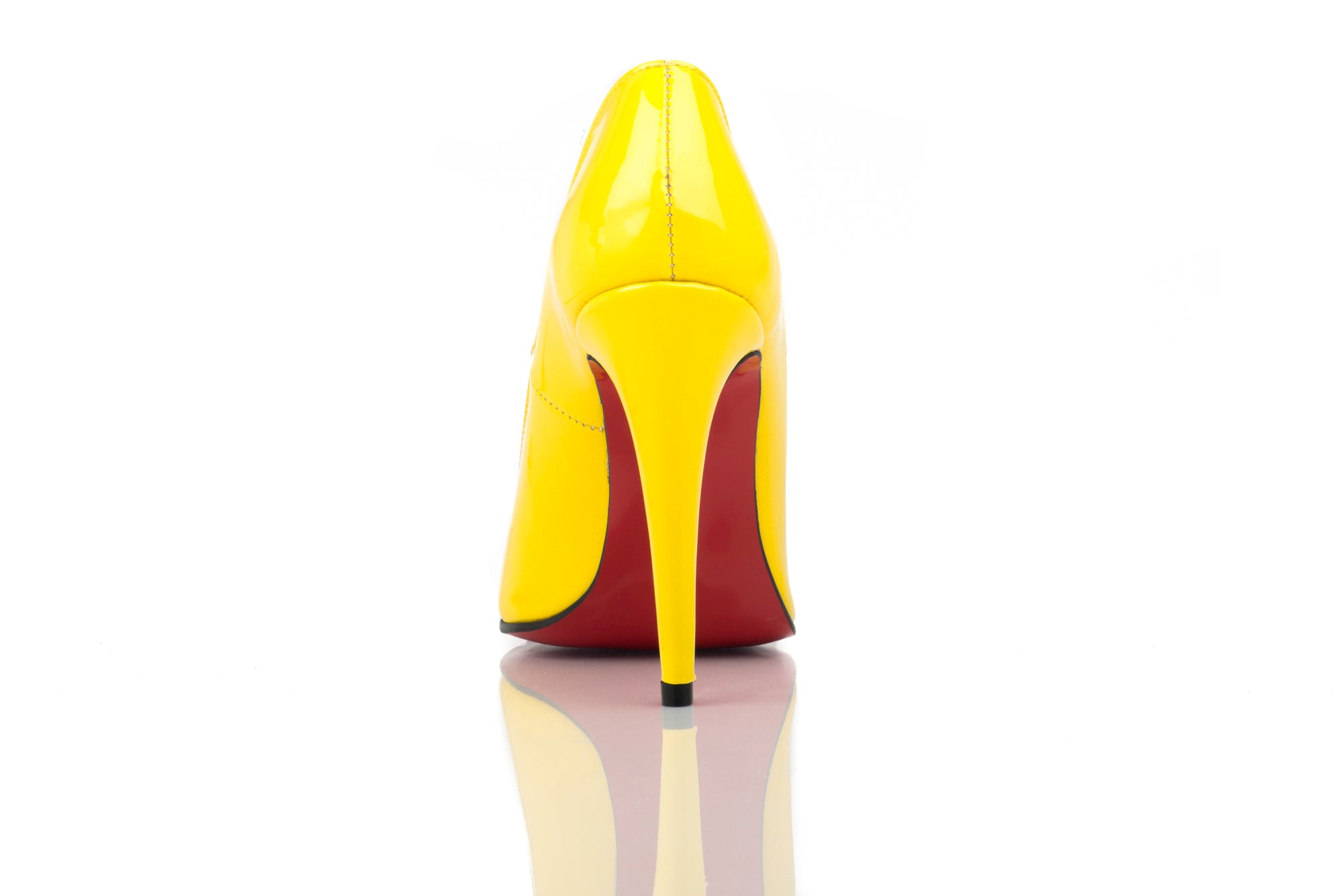 Pantofi Stiletto piele lacuita PP1 galben - orice culoare
