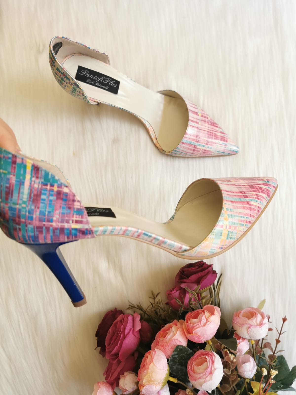 Pantofi Dama Piele Stiletto Luna Multicolor C30 - orice culoare