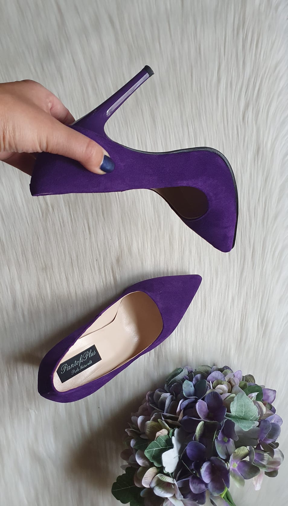 Pantofi Stiletto Piele Rosu Very Chic  - disponibili pe orice culoare