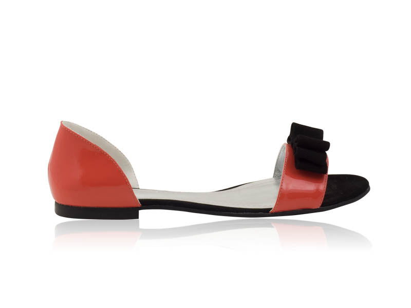 Sandale dama talpa joasa Pretty - Piele naturala
