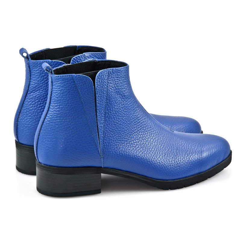 Ghete Dama Piele Argintiu Albastru D7 - orice culoare