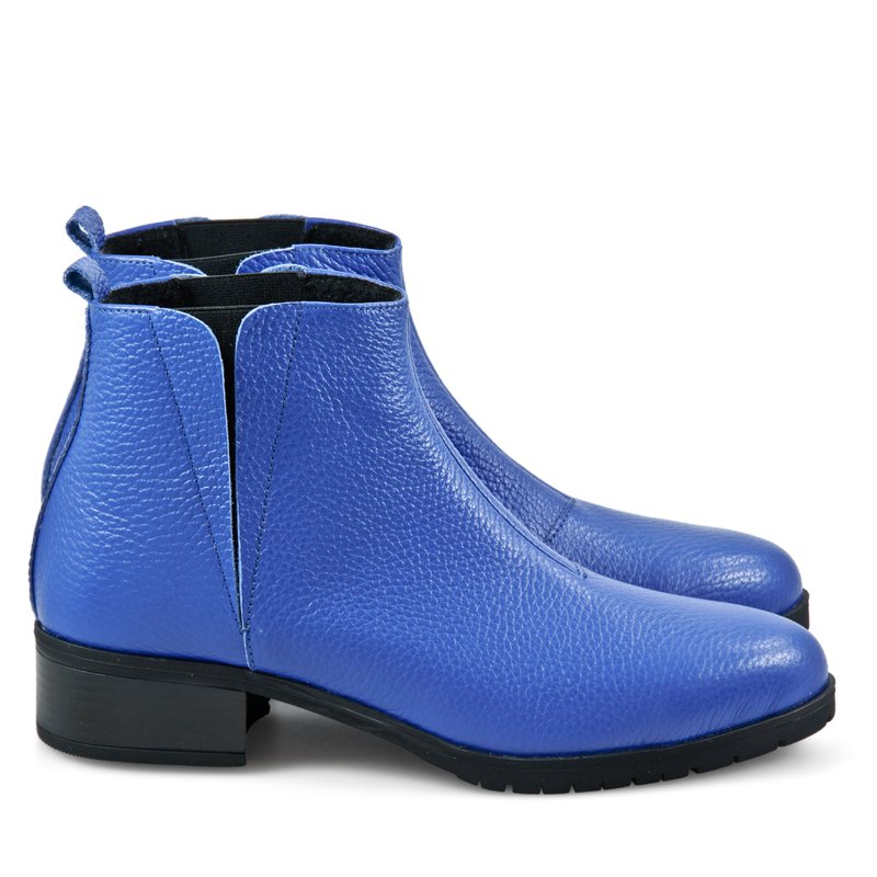 Ghete Dama Piele Argintiu Albastru D7 - orice culoare