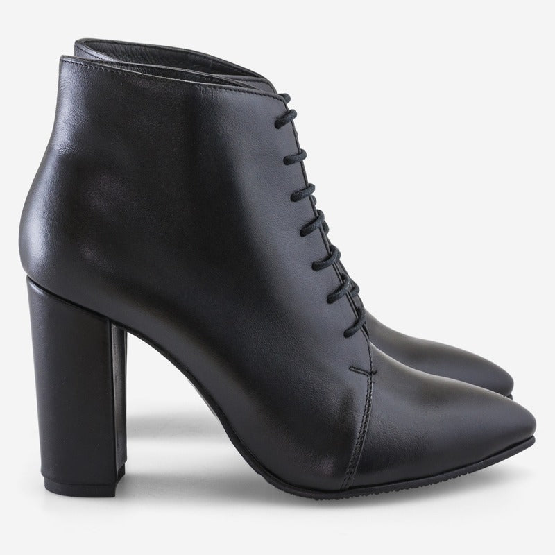 Botine Dama Piele Negru Sofia D11 - orice culoare