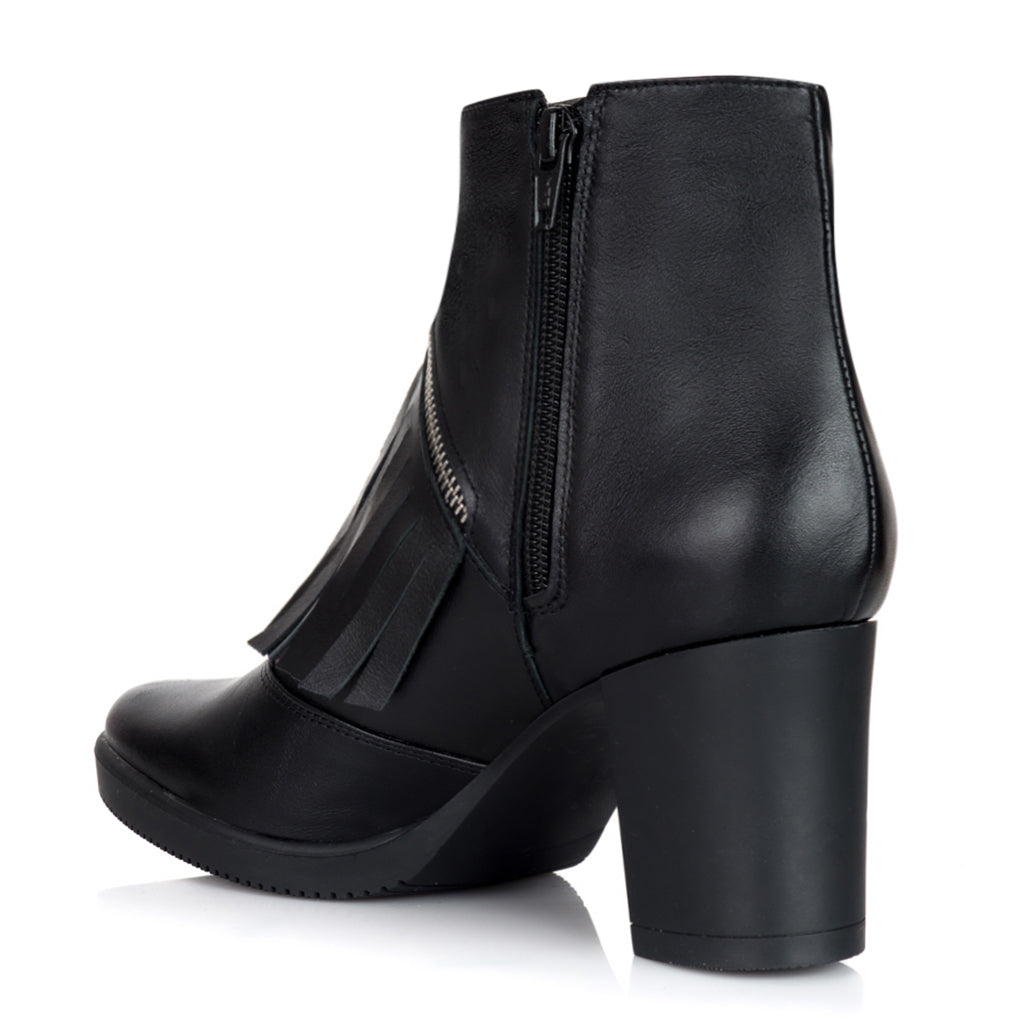 Botine piele Comode cu Fermuar Ina V37 - orice culoare