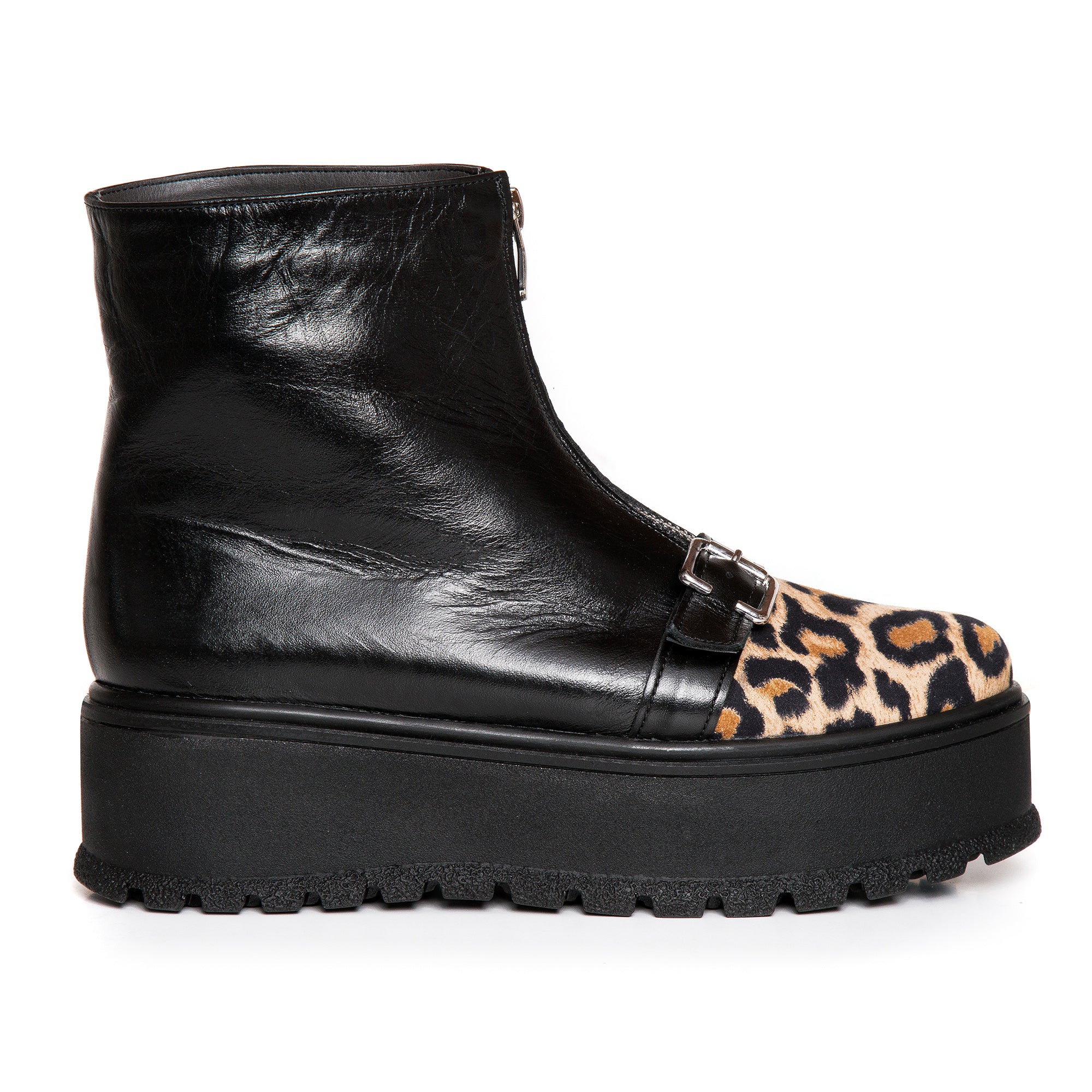 Ghete dama cu Platforma Style Animal Print V31 - orice culoare