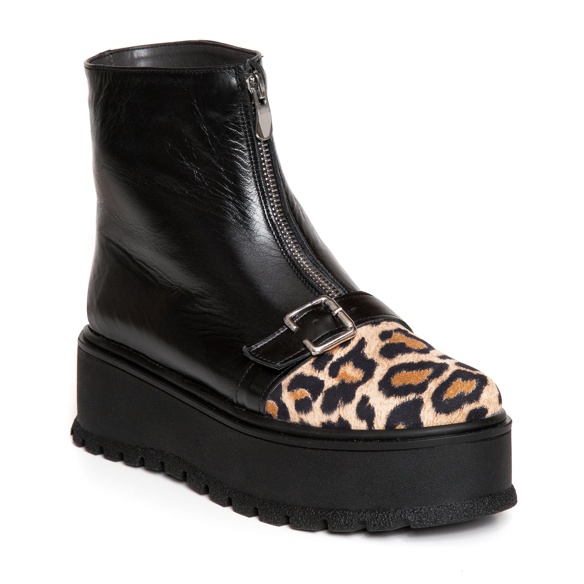 Ghete dama cu Platforma Style Animal Print V31 - orice culoare
