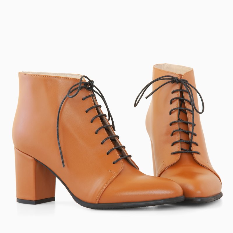 Ghete Piele Naturala Toc Mic Comod D5 - Orice Culoare