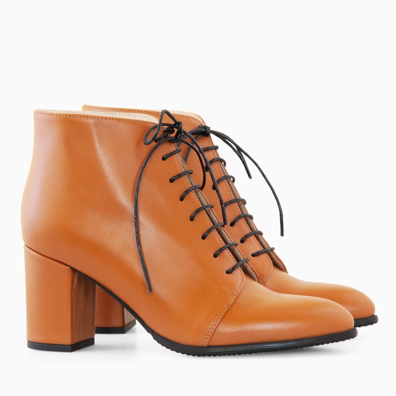 Ghete Piele Naturala Toc Mic Comod D5 - Orice Culoare