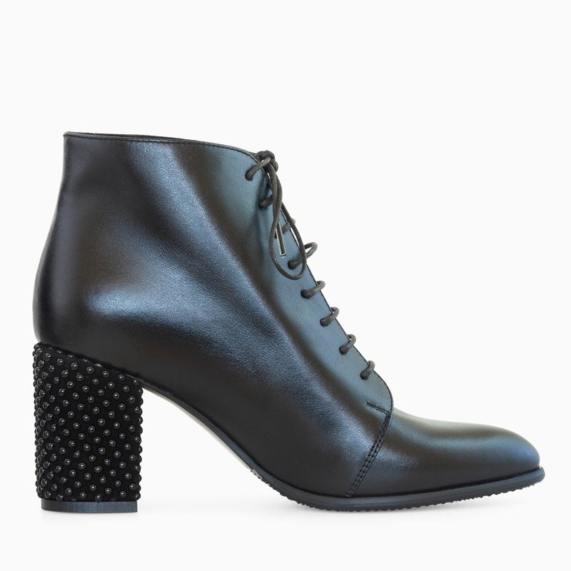Ghete Piele Naturala Toc Mic Comod D5 - Orice Culoare