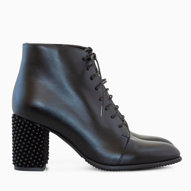 Ghete Piele Naturala Toc Mic Comod D5 - Orice Culoare