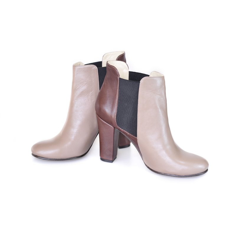 Botine piele naturala Muset D1 Maro - orice culoare