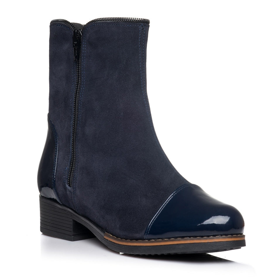 Ghete dama piele Casual Bleumarin V4 - orice culoare