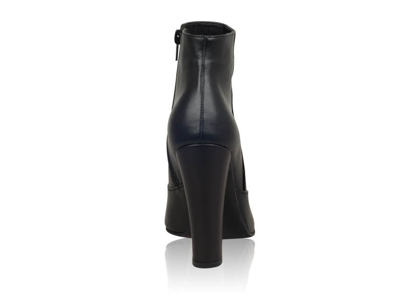 Botine Dama Piele Natura Negru Patrice N20 - orice culoare