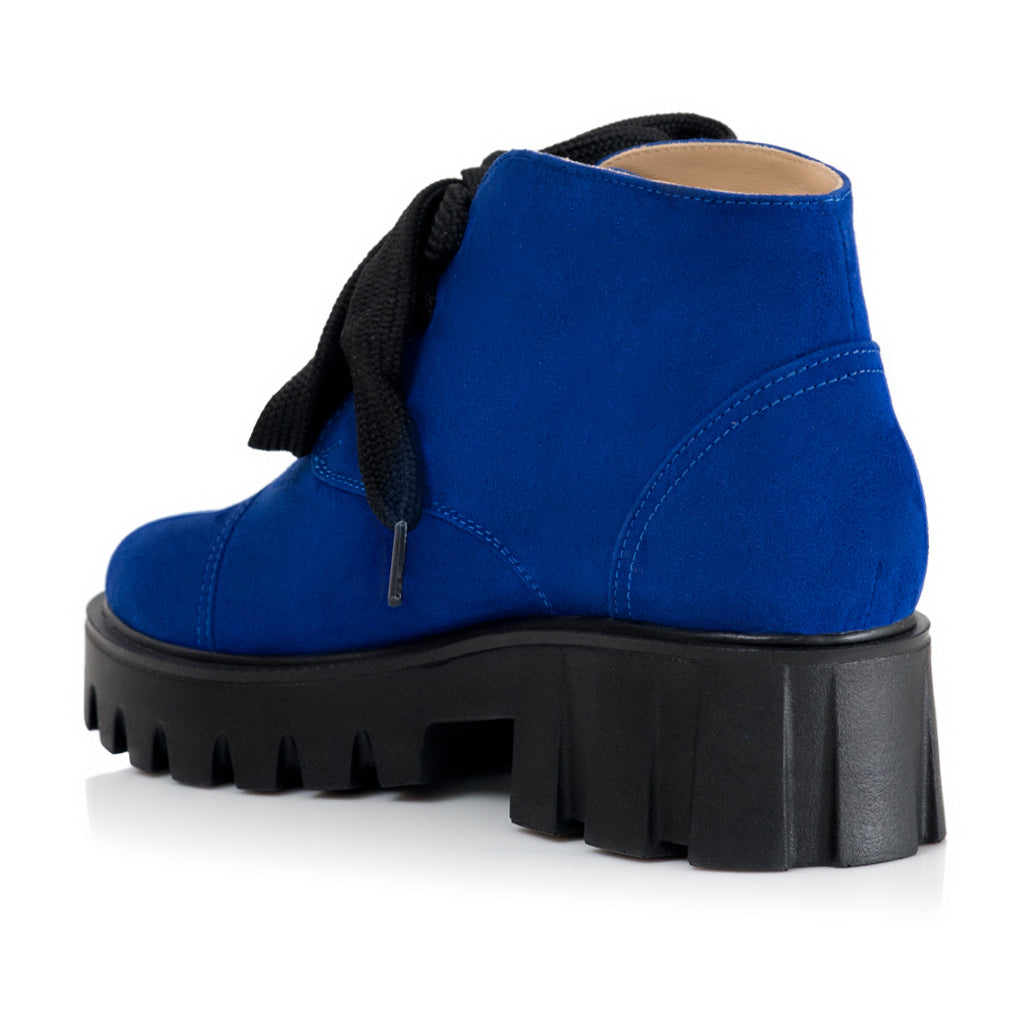 Ghete Dama Piele Albastru Electric E16 - orice culoare