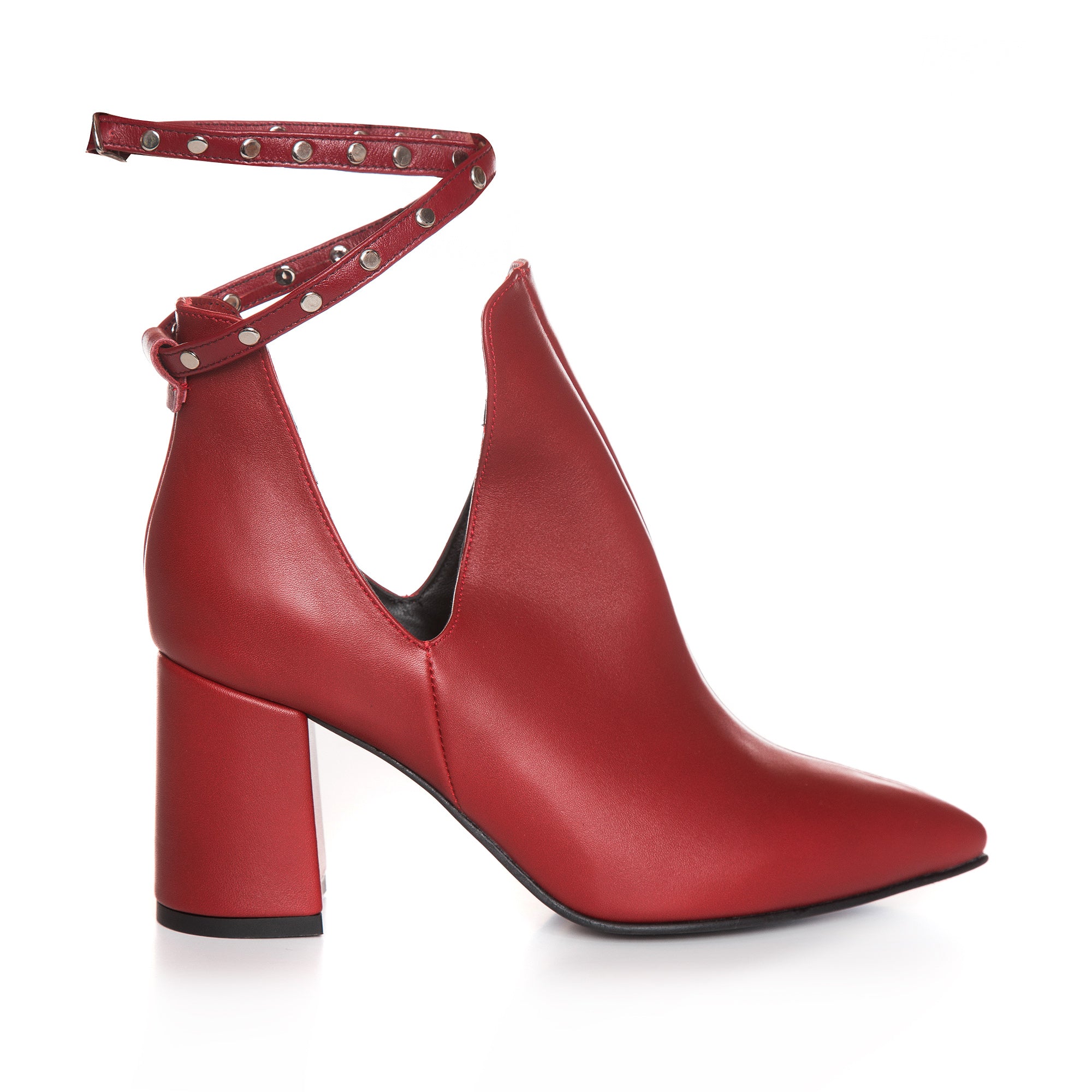 Ghete Dama Piele Bordo Adel L11  - Orice Culoare