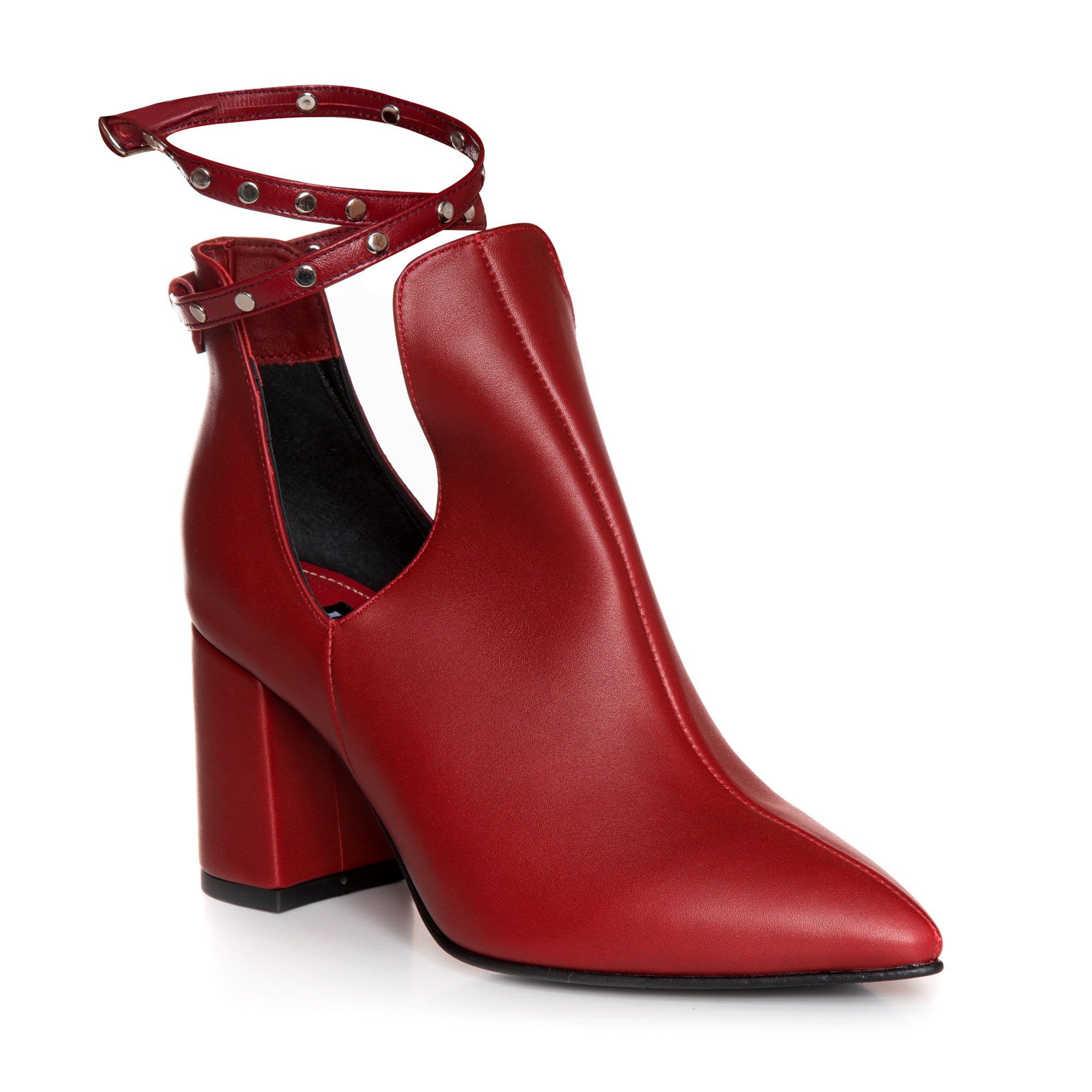 Ghete Dama Piele Bordo Adel L11  - Orice Culoare