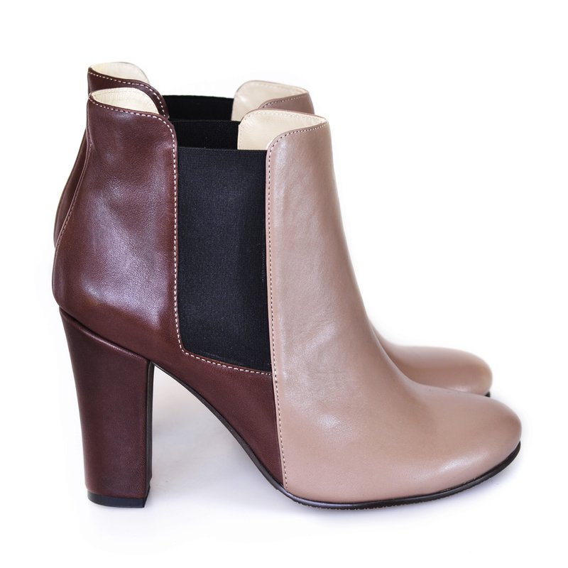 Botine piele naturala Muset D1 Maro - orice culoare