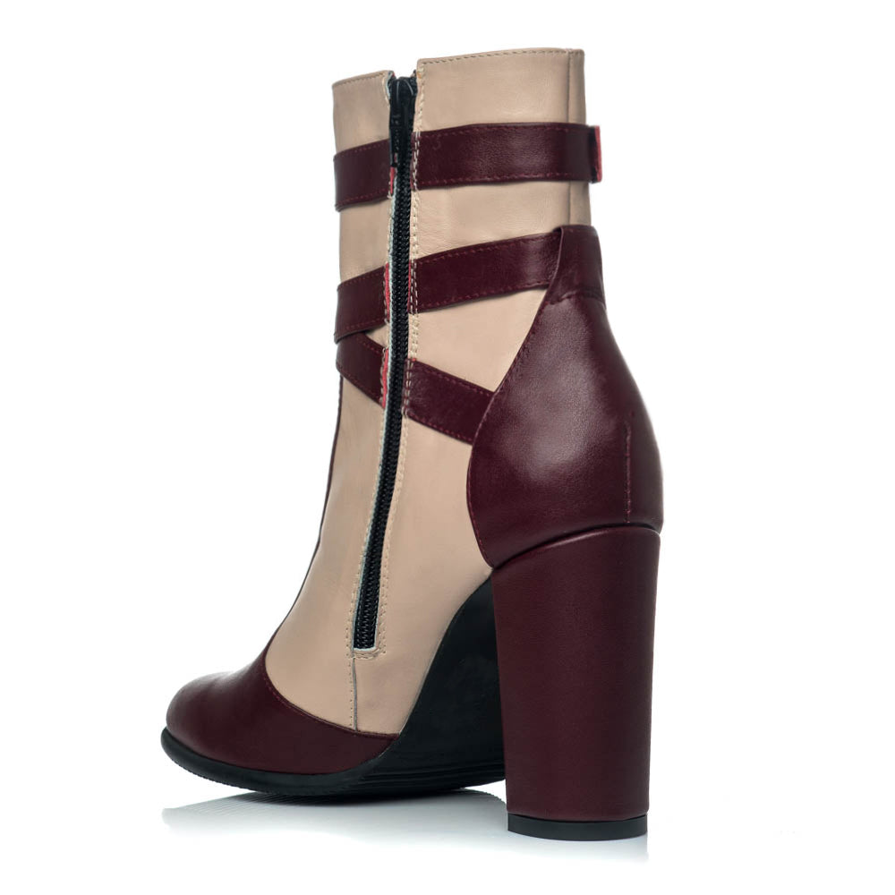 Botine Dama Piele Naturala Negru Sabi S9 - orice culoare
