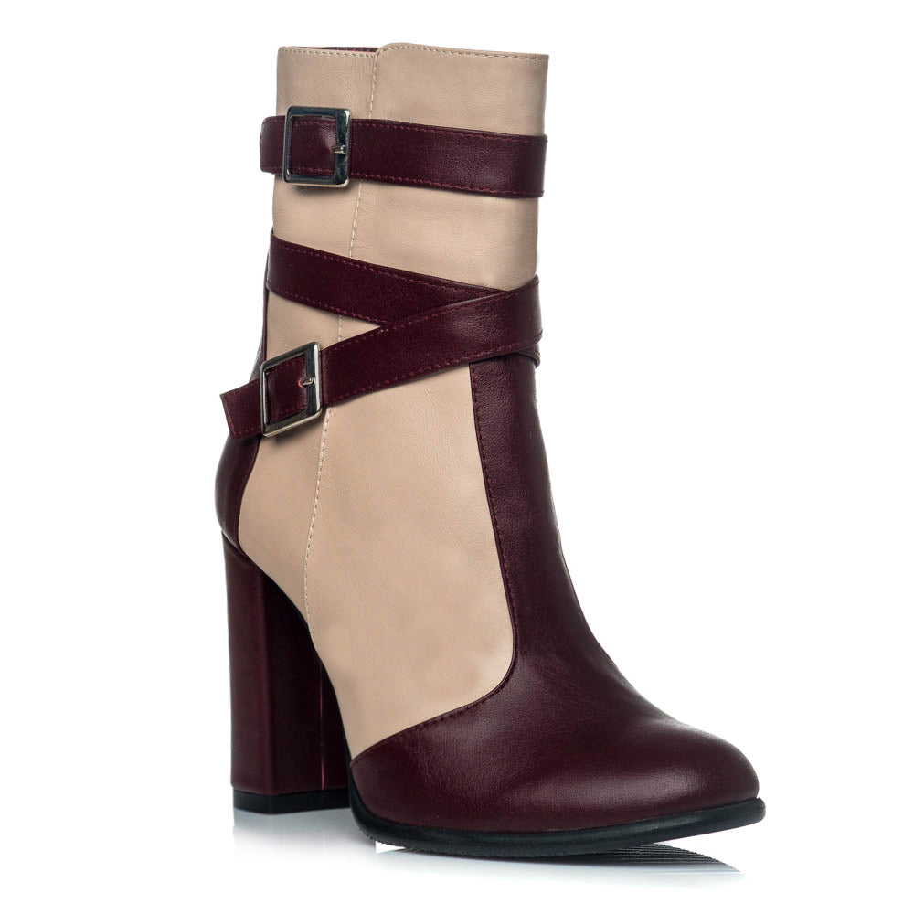 Botine Dama Piele Naturala Negru Sabi S9 - orice culoare